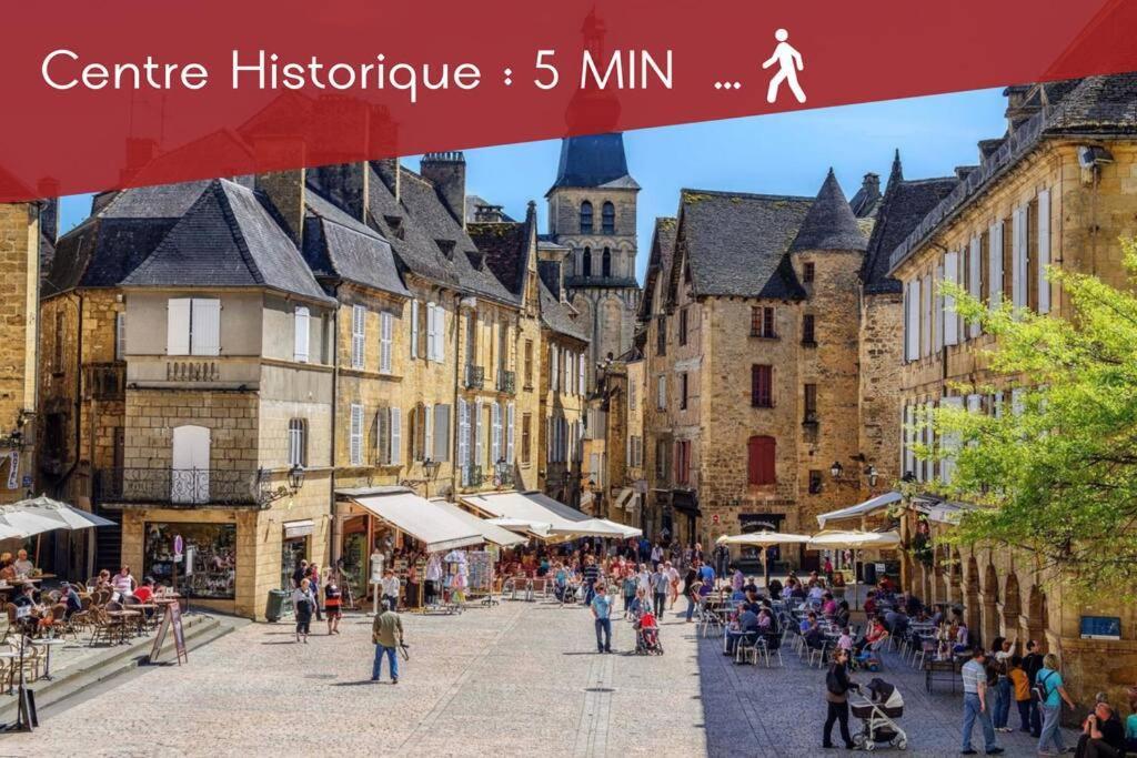 Le Vertigo Proche Centre Histo Avec 2 Parkings Sarlat-la-Canéda Dış mekan fotoğraf